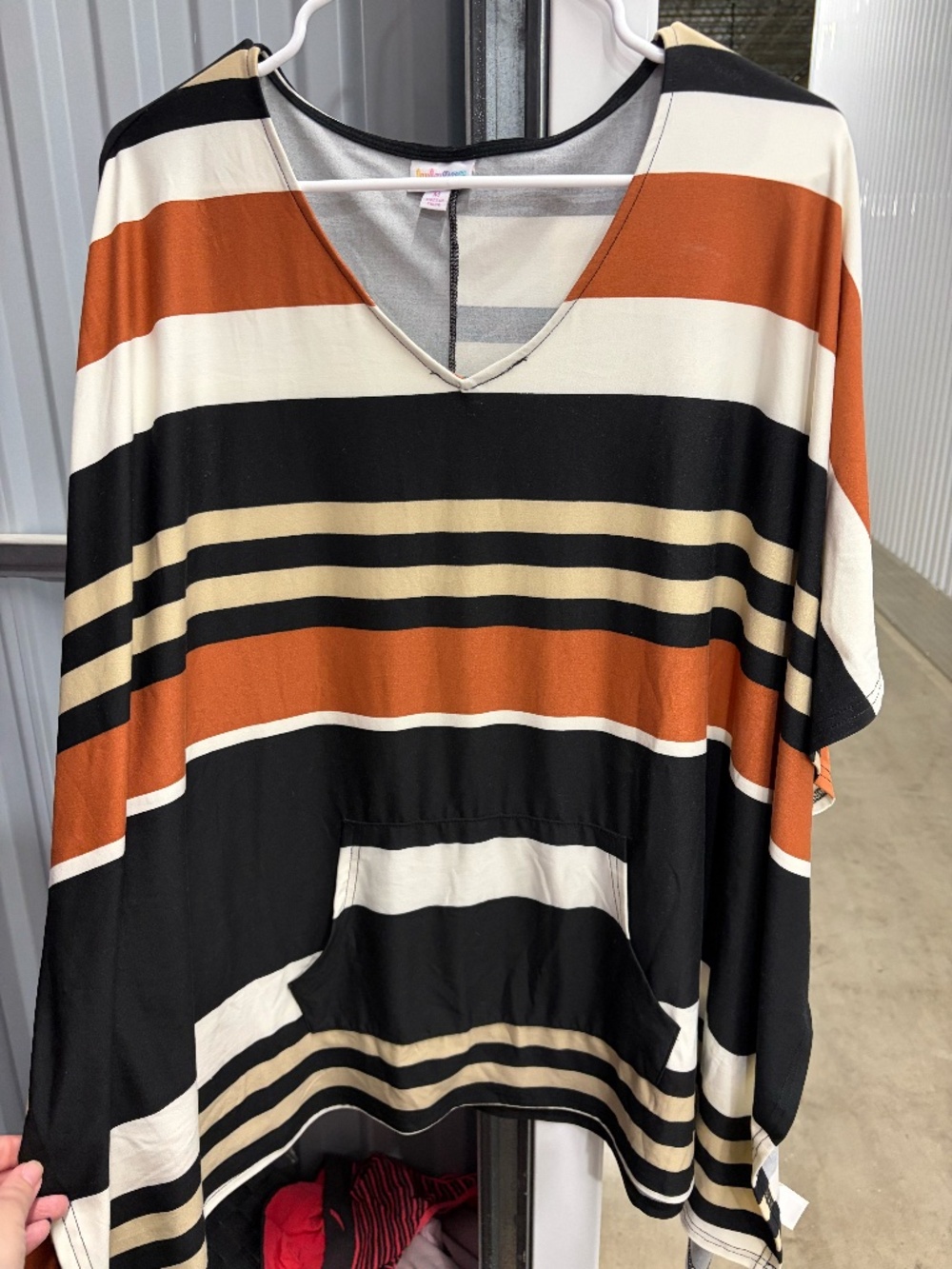 LuLaRoe Shelby Poncho Top, Size Medium